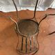 Chaise de jardin en fer peint XIXe