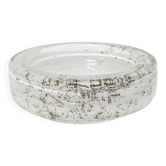 Murano glass ashtray with bubbles, Mid Century Modern style, 1960s.