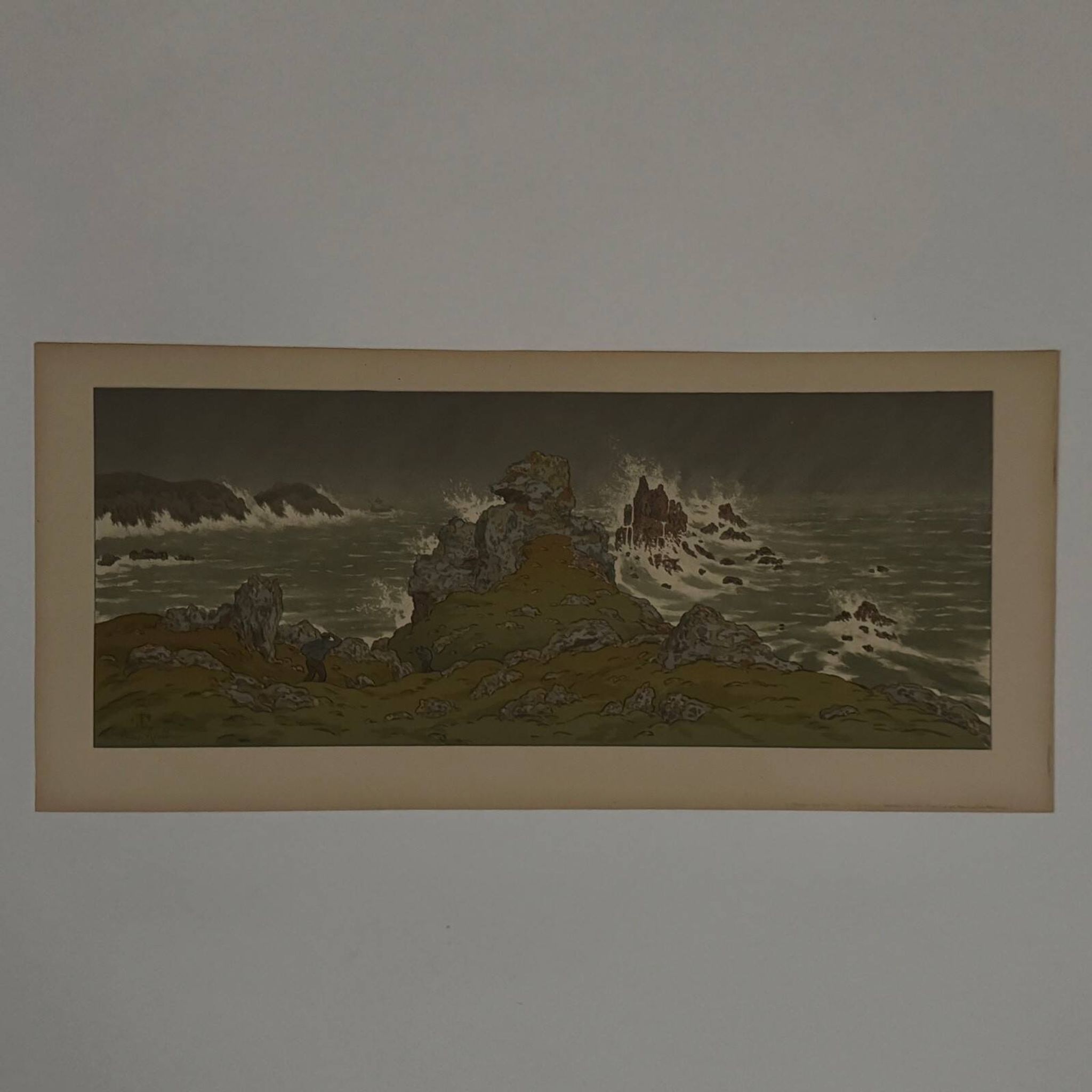 Lithographie par Henri Rivière La Féérie des Heures - La Tempête