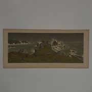 Lithographie par Henri Rivière La Féérie des Heures - La Tempête
