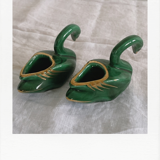 Ceramic swan salt and pepper shaker