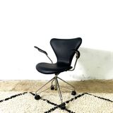 "Seven" Office Chair By Arne Jacobsen For Fritz Hansen, Denmark, 1950s