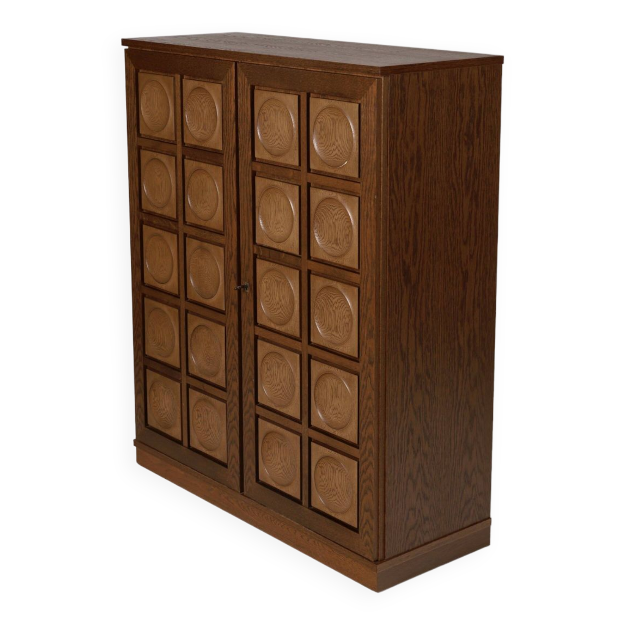 High oak sideboard by Gerhard Bartels, 1970s