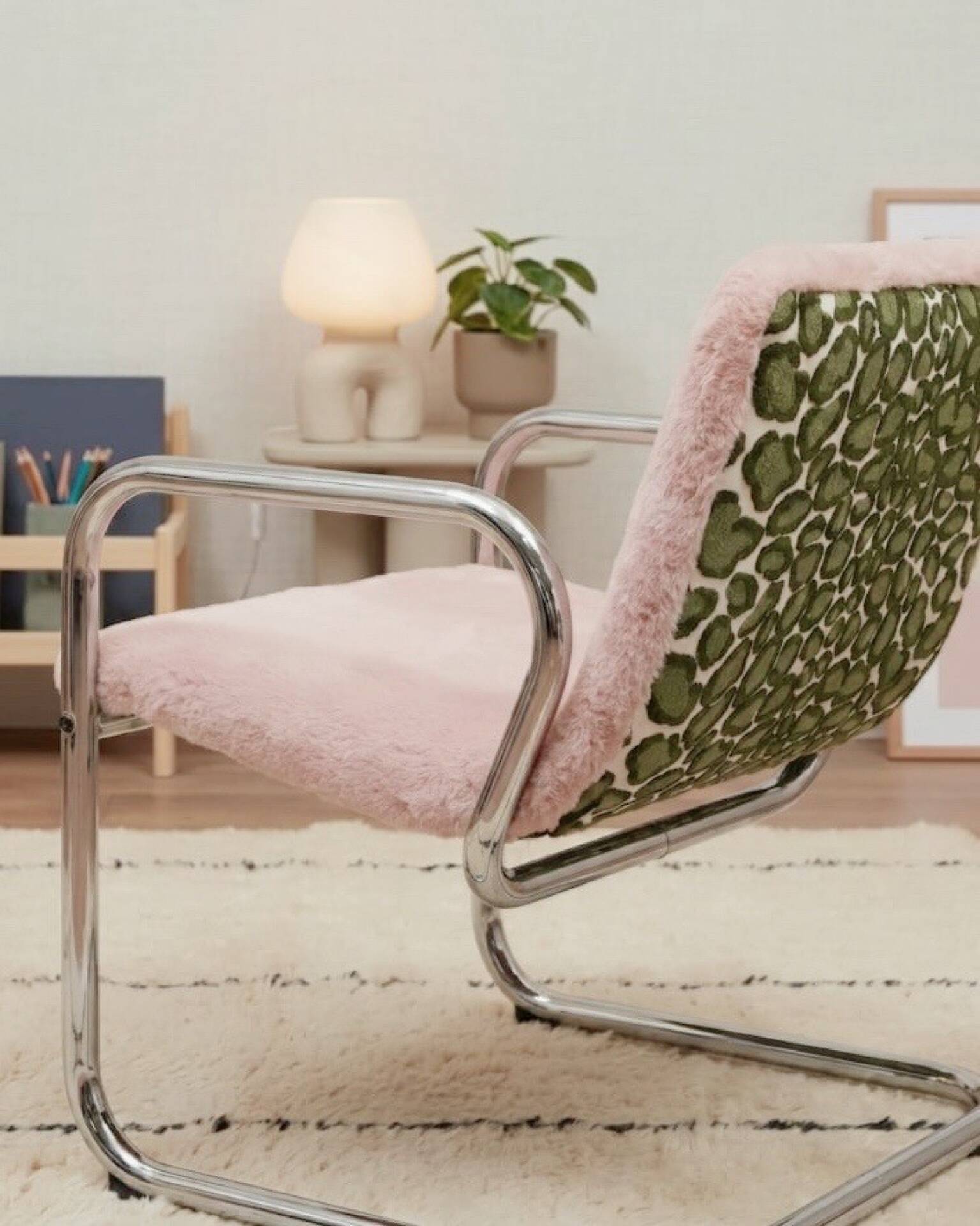 Vintage tubular armchair