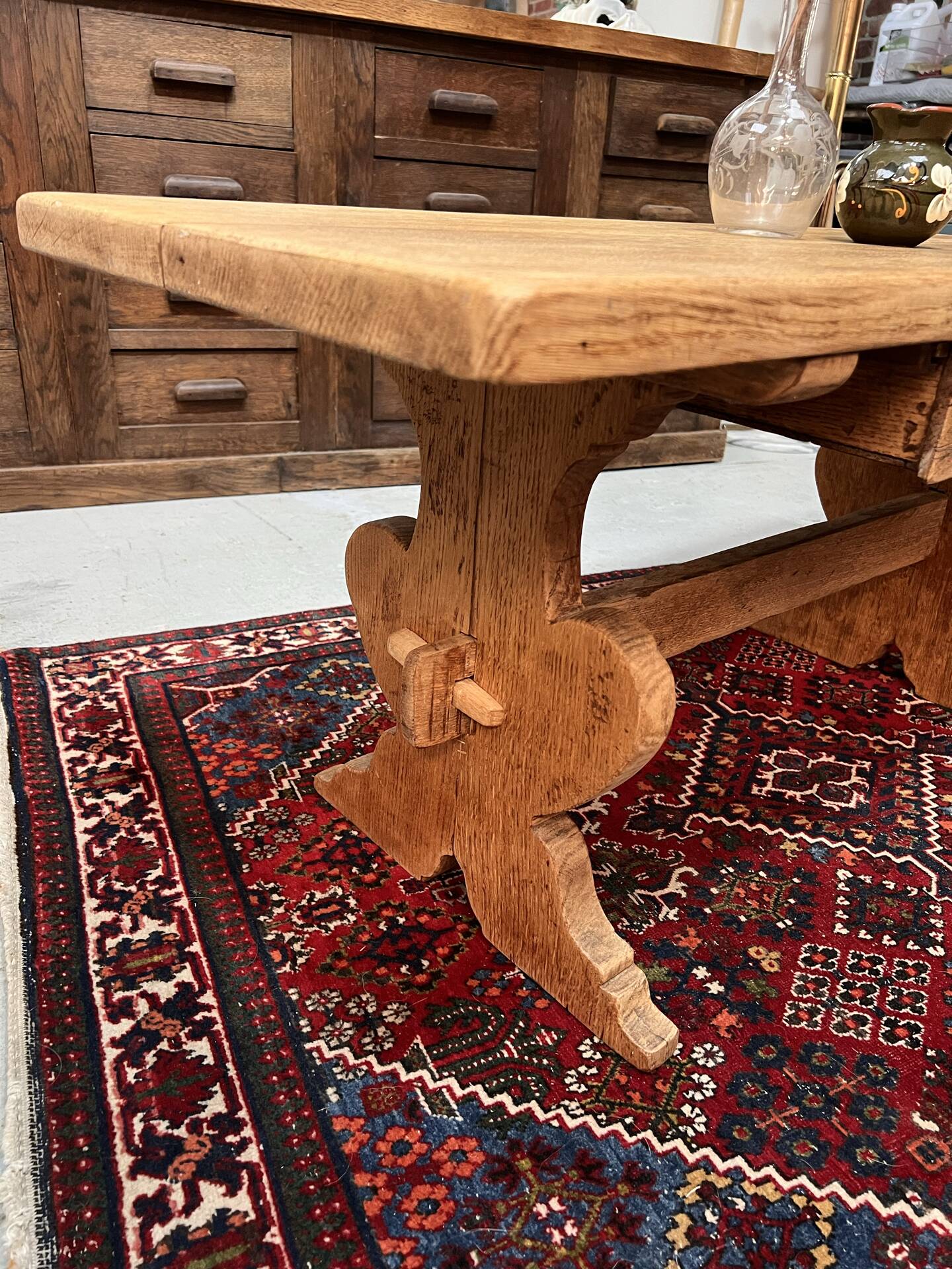 Old oak chalet coffee table