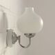 Set of 2 Vintage Wall Lamps: Mid Century Modern Sconces, Yugoslavia 1970's