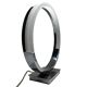 Lampe de table moderniste européenne des années 1990 – design élégant en chrome et led