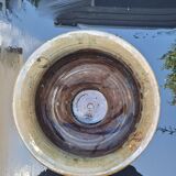 Enamelled stoneware planter