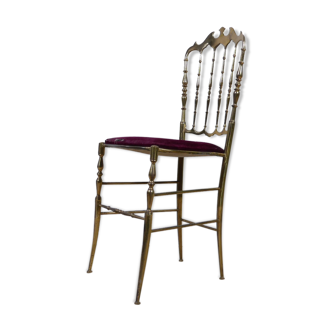 Chaise Chiavari en laiton