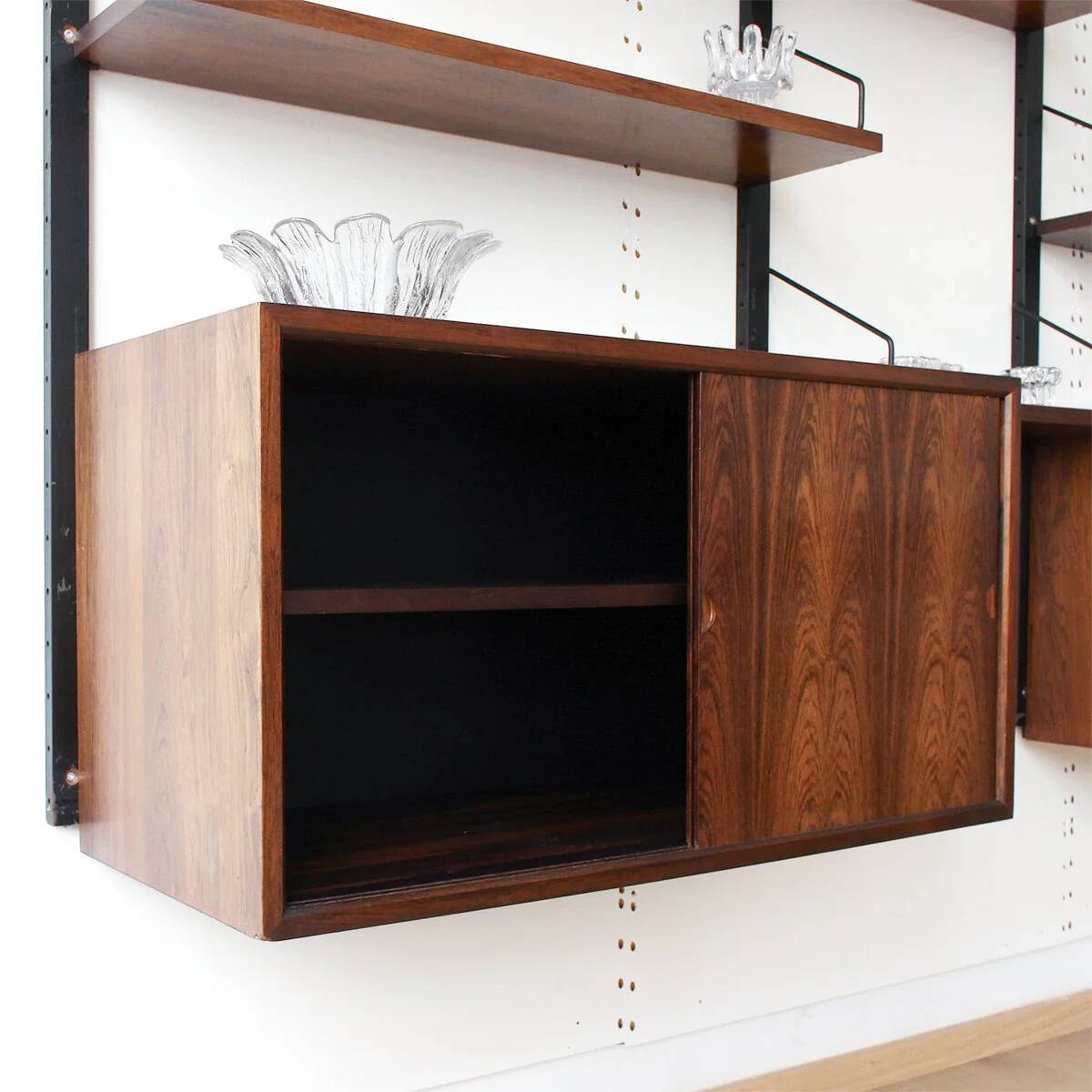 Poul Cadovius shelving system, rosewood
