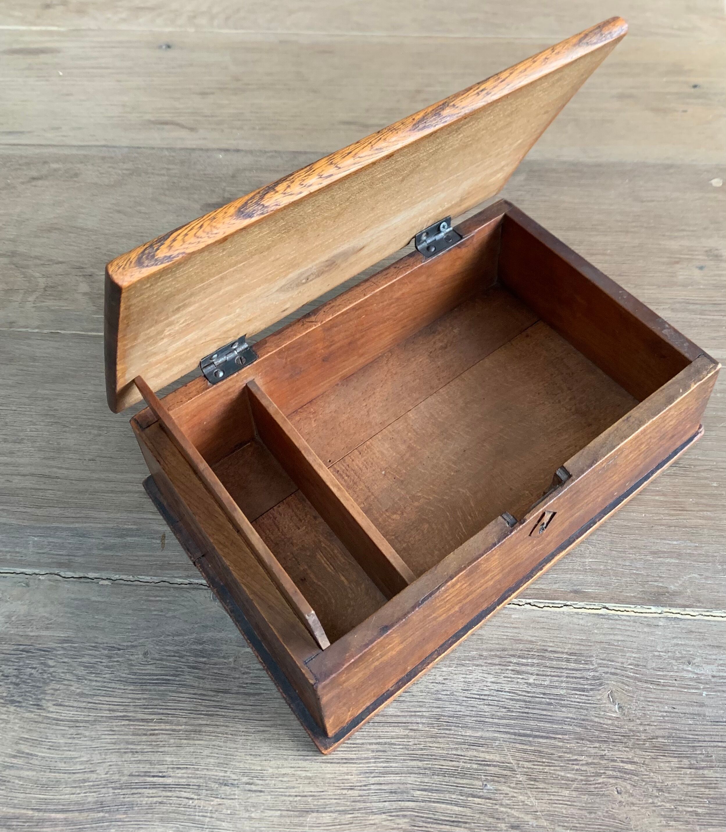 Ancient wooden storage box