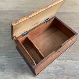 Ancient wooden storage box