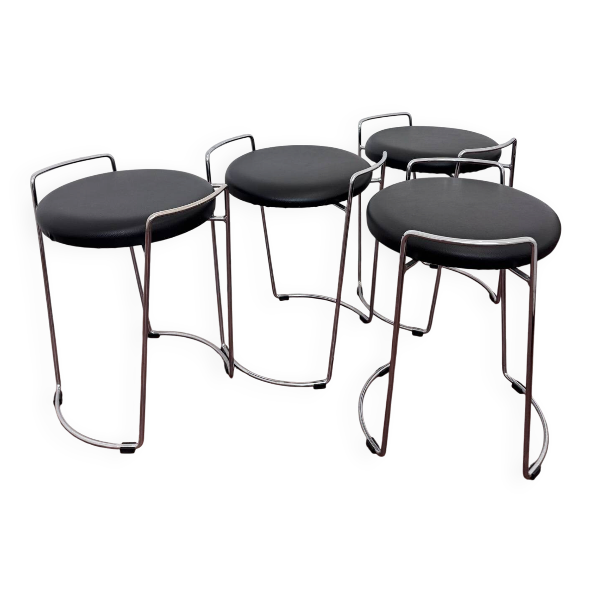 Tabourets cuir