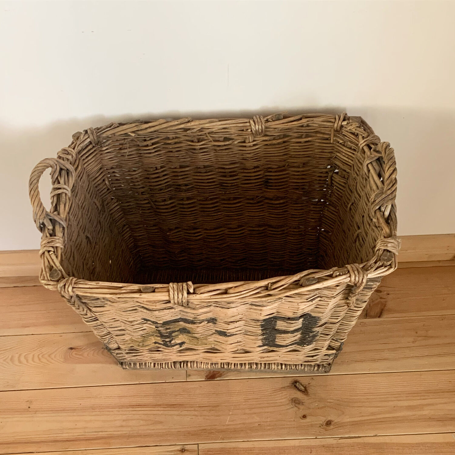 Panière vintage en osier