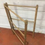 Wooden towel rack