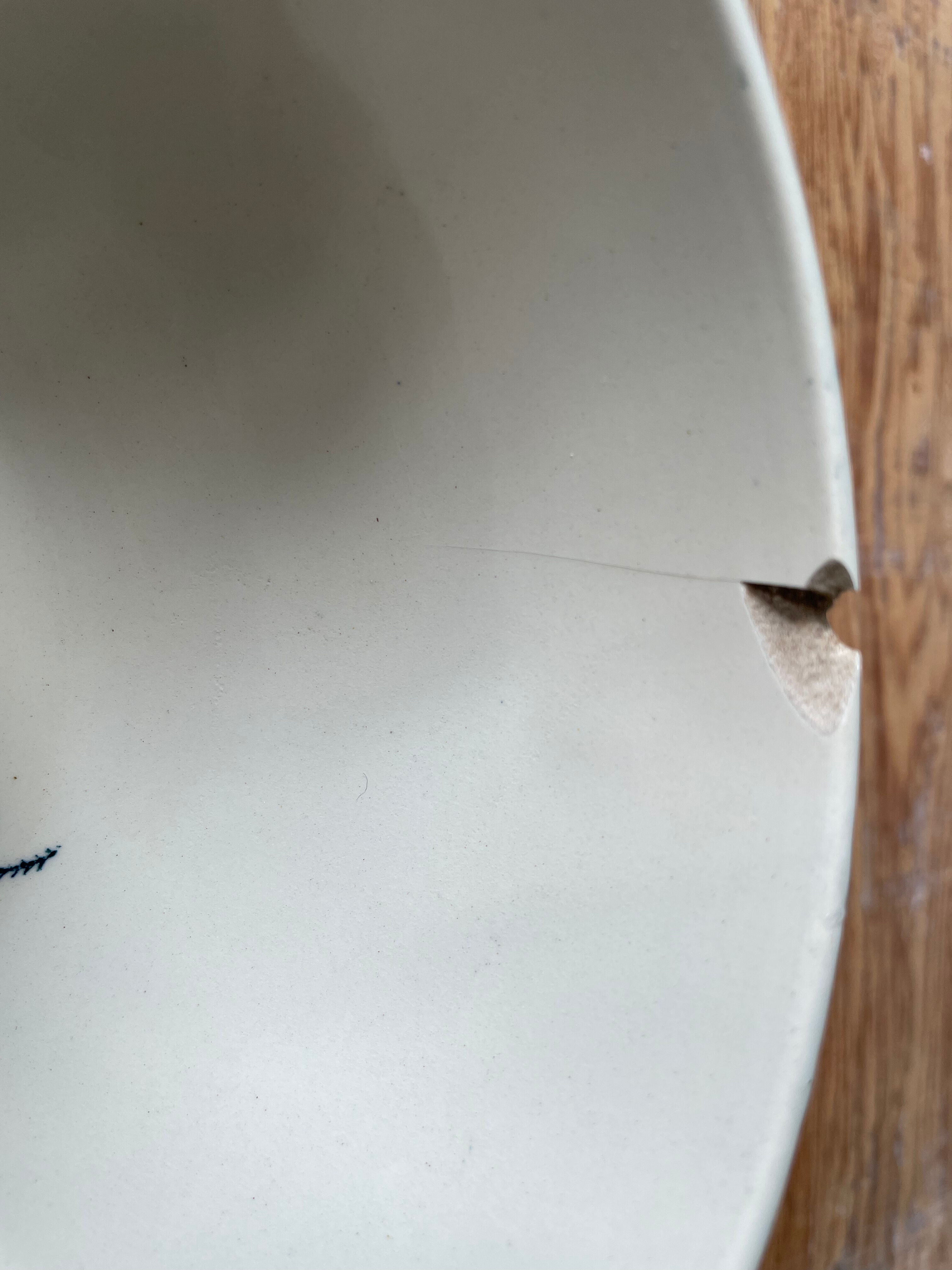 Soap cup 1900 in earthenware of St Amand Et Hamage, Nigella collection