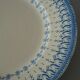Old plate creil earthenware and Montereau model Flora rockery