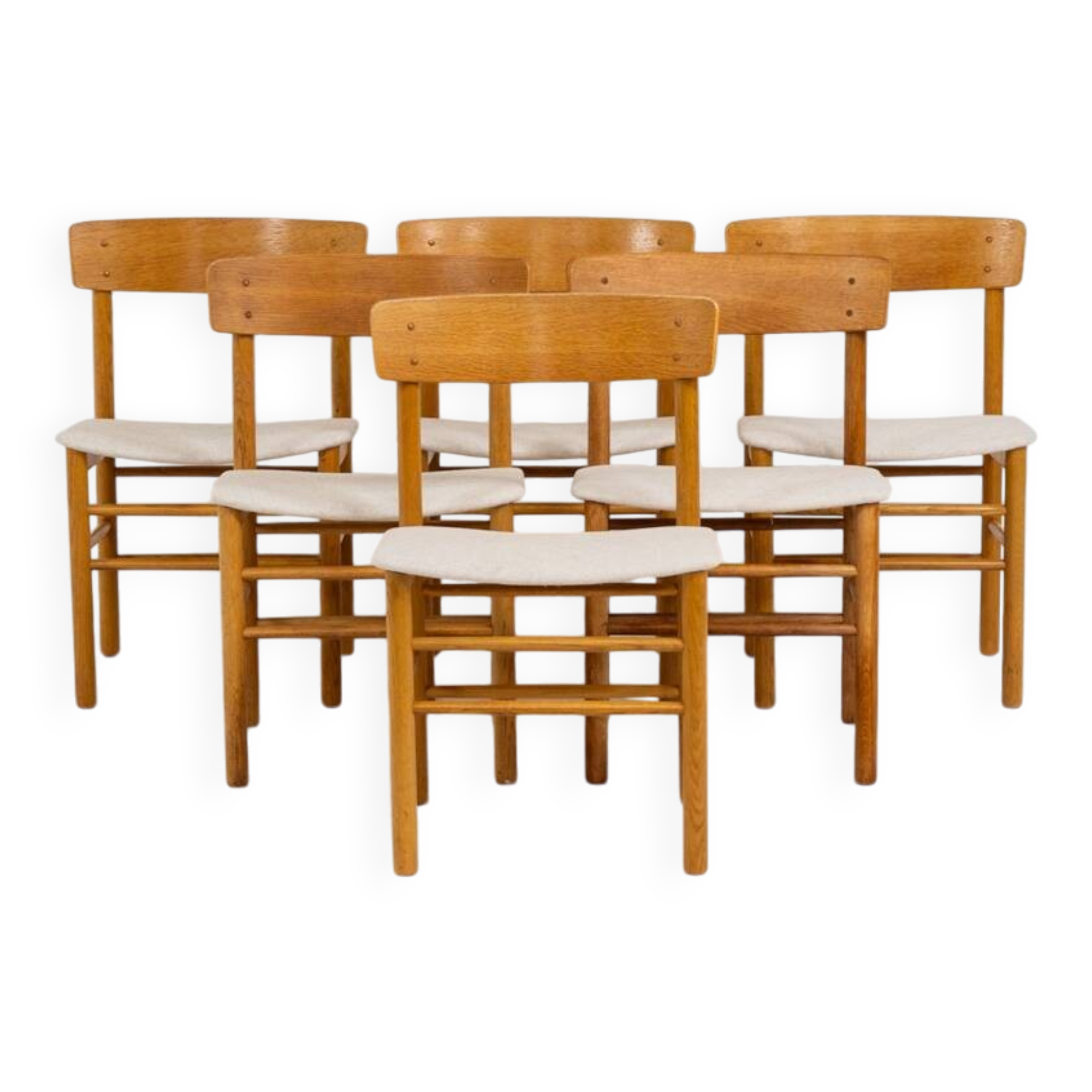 6x Farstrup Model 250 chairs