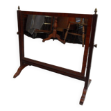 Antique mahogany table mirror