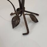 Art Nouveau wrought iron lamp