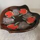 Vintage Mid-Century Ceramic "Forme Libre" Centerpiece Bowl by Vercor,