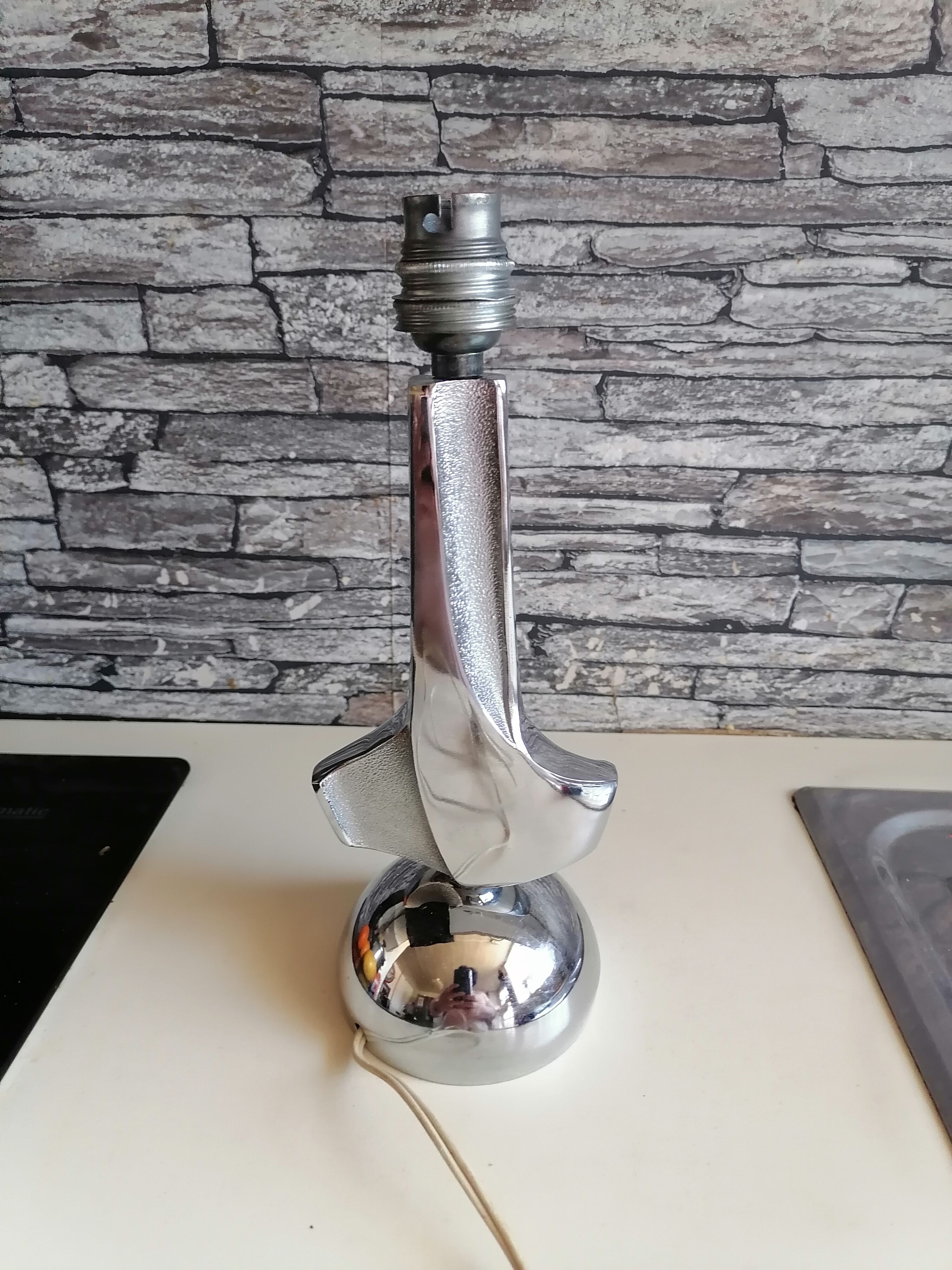 Foot Lamp bedside office chrome 1950 60