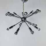 Sputnik chrome chandelier, 1970s
