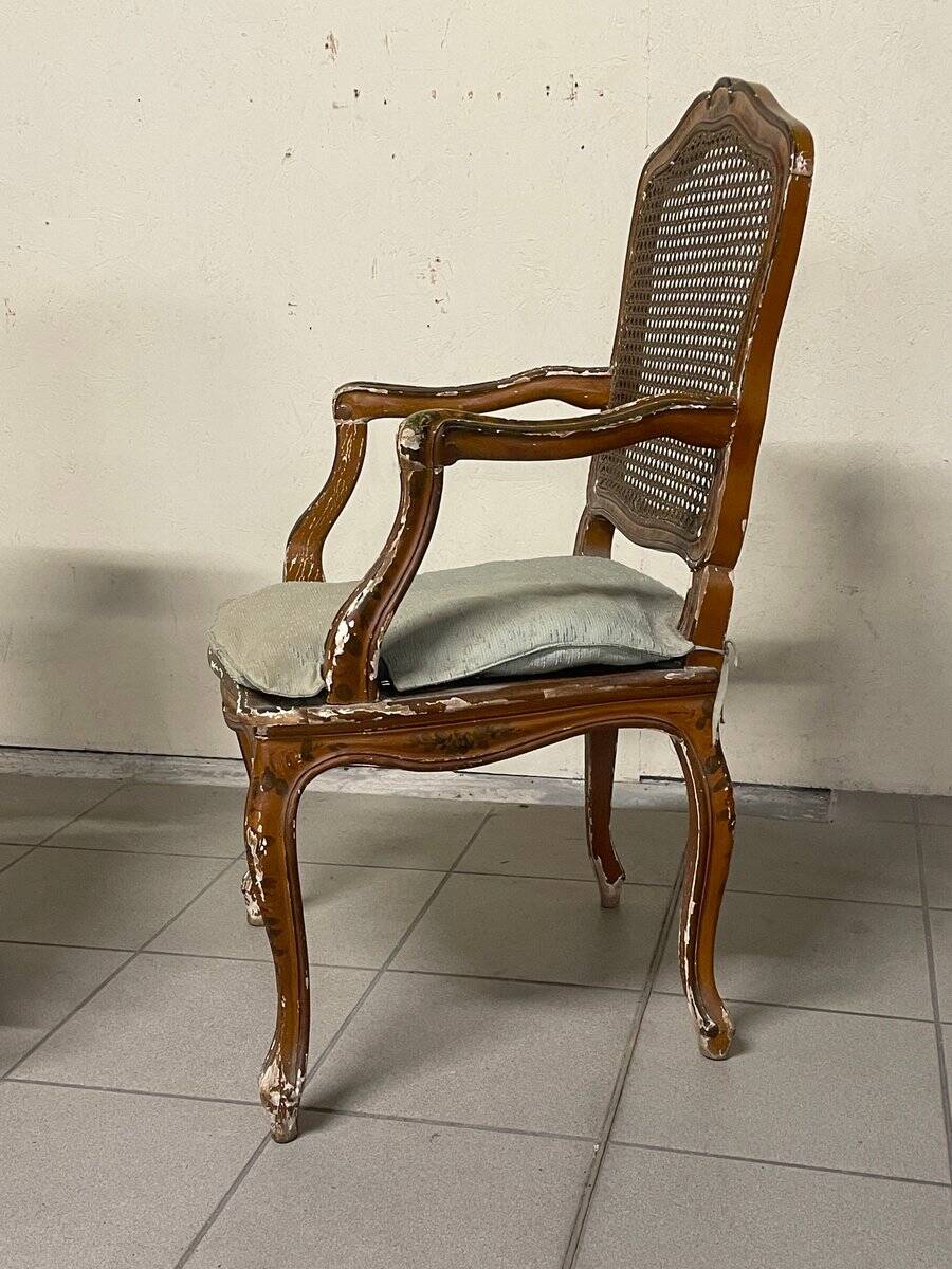 Louis XV armchairs, 18th century, set of 2