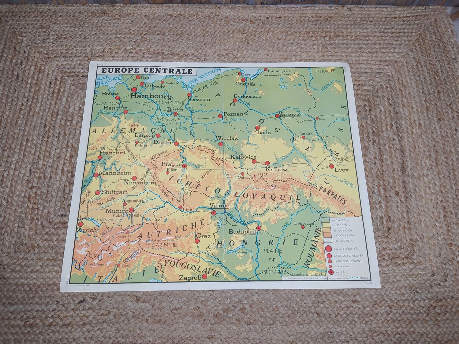 School map Editions Rossignol