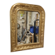 Antique gilded Louis Philippe mirror
