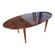 Table ovale palissandre