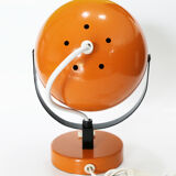 Eyeball spage age table lamp 1970's orange