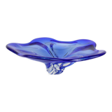 Czech art glass bowl by josef hospodka for chribska glassworks, 1960's