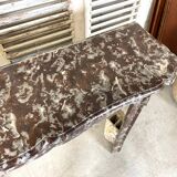 Red marble fireplace late 19th century