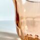 Vintage amber-pink glass pitcher 1 liter