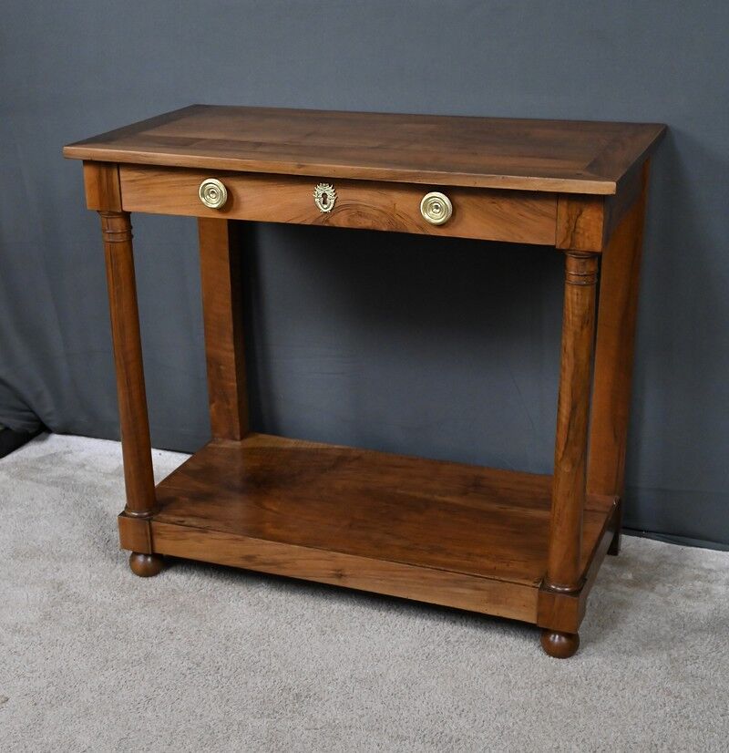 Console de propriété en noyer, époque Empire – début XIXe