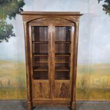 Petite bibliothèque empire en acajou