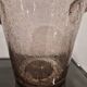 Biot champagne bucket, mauve bubble glass