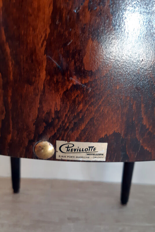 Pair of vintage Baumann chairs model "Mouette".