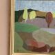 Original Swedish Oil on Panel – “Trees and Fields” by Carl‑Einar Andersson (1925–1975) – 1959 – Vintage & Framed – 53 × 44.5cm (20.9"×17.5")