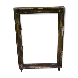 Old gilded wooden frame