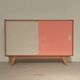 Buffet U452 pink and white by Jiri Jiroutek for Interier Praha