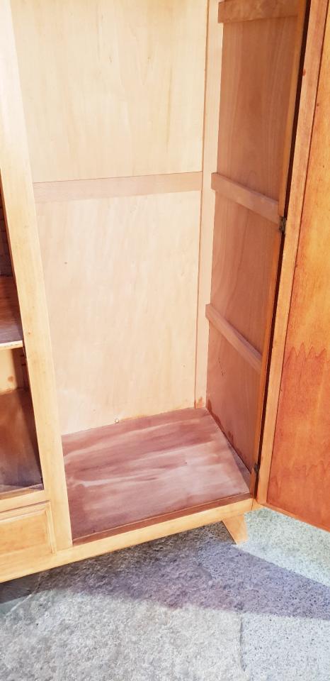 Vintage asymmetrical wardrobe