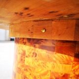 Side table in marquetry