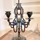 Pair of Candelabra Chandelier Champlevé Enamel Napoleon III Barbedienne