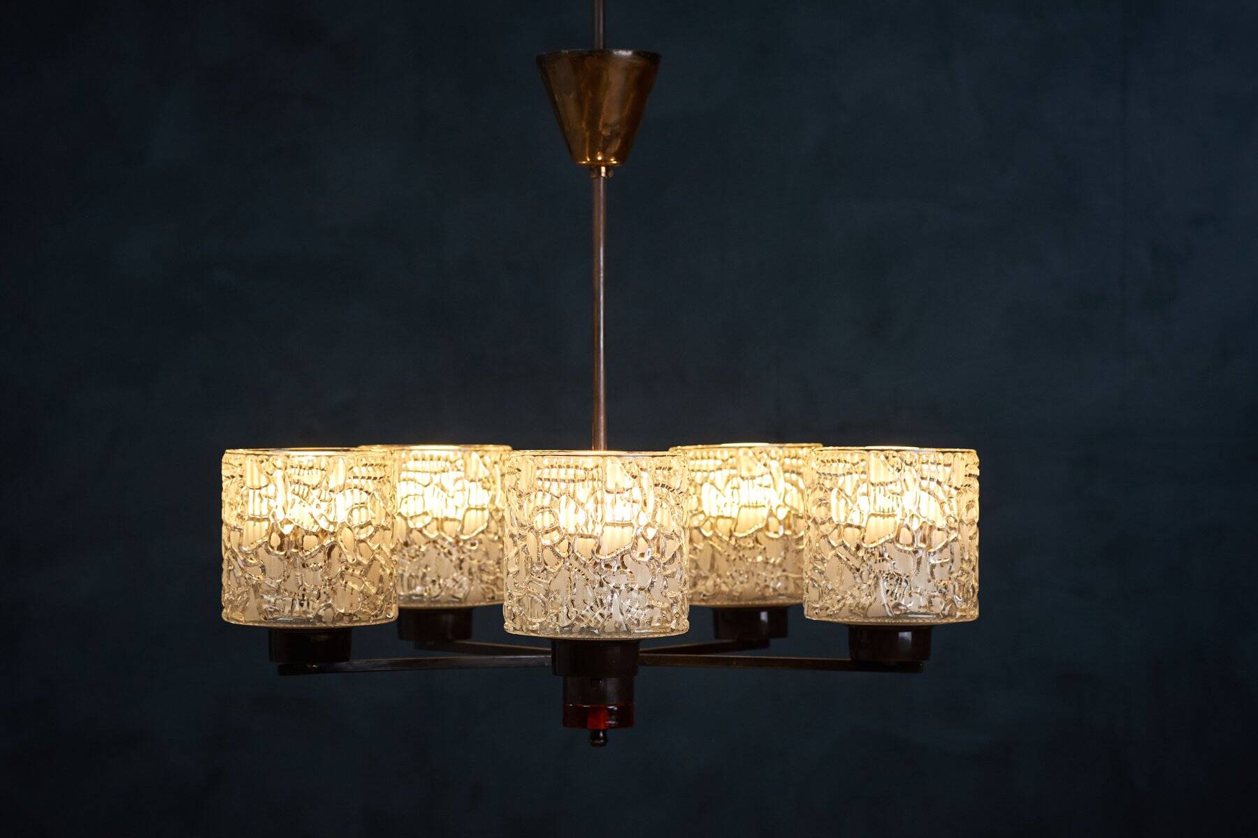 Lustre by Carl Fagerlund for Orrefors, 1950s