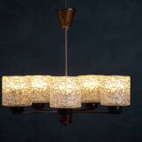 Lustre by Carl Fagerlund for Orrefors, 1950s