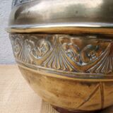 Brass pot cover