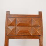 Set of four french deco dining chairs