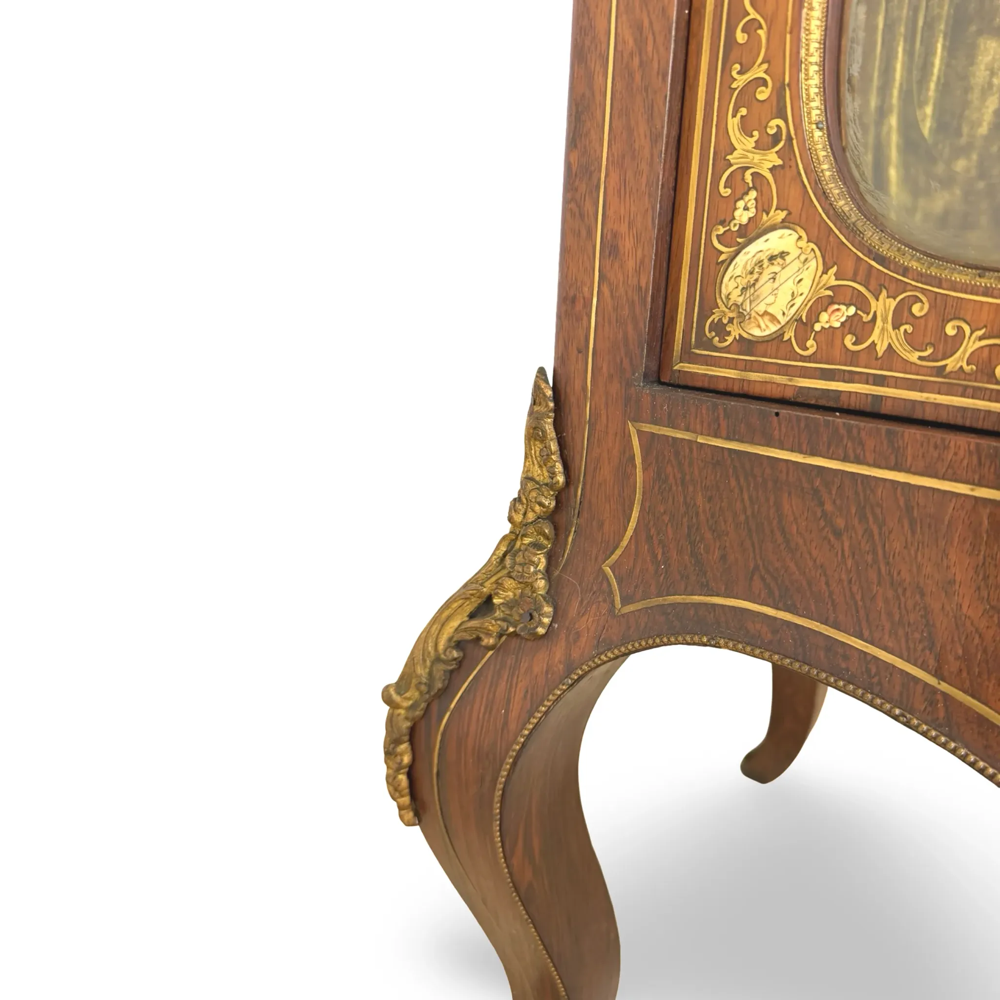 Elegant antique display cabinet, dating to 19th century